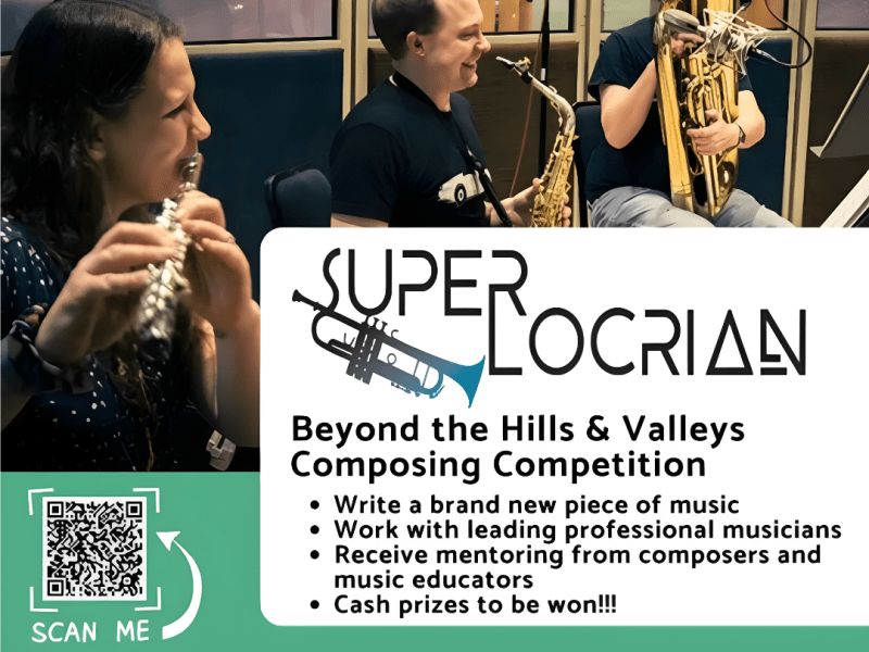 YOUNG COMPOSERS – Call For Scores: Beyond the Hills & Valleys Composing&nbsp;Competition